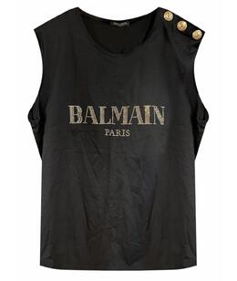 BALMAIN: Хлопковая футболка 