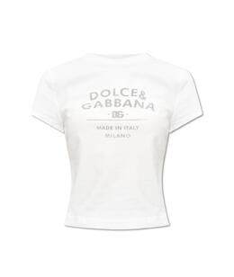 DOLCE&GABBANA: Белая футболка 