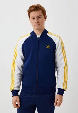 adidas Originals: Синяя толстовка 