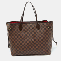 Louis Vuitton: Коричневая сумка  Neverfull