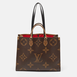 Louis Vuitton: Коричневая сумка 