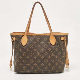 Louis Vuitton: Коричневая сумка  Neverfull