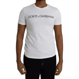 Dolce & Gabbana: Белая футболка  T