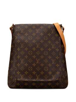 Louis Vuitton Pre-Owned: Коричневая сумка через плечо 