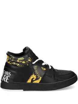 Versace Jeans Couture: Чёрные кроссовки 