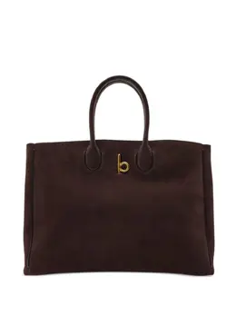Burberry: Коричневая сумка-шоппер 