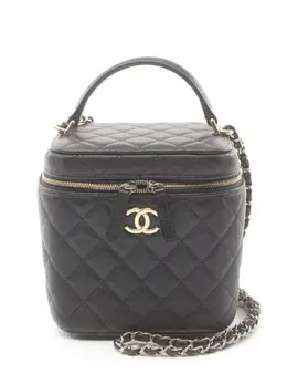 CHANEL Pre-Owned: Чёрная сумка 