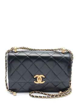 CHANEL Pre-Owned: Чёрная сумка 