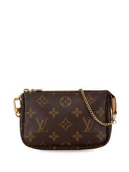 Louis Vuitton Pre-Owned: Коричневая сумка 