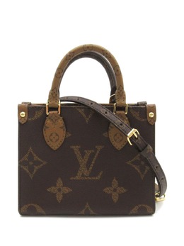 Louis Vuitton Pre-Owned: Бежевая сумка-шоппер 