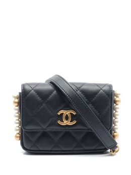 CHANEL Pre-Owned: Чёрная сумка 