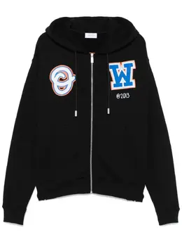 Off-White: Чёрная толстовка 