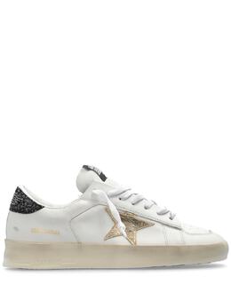 Golden Goose: Белые кроссовки  Stardan