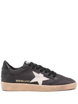 Golden Goose: Чёрные кроссовки  Ball Star