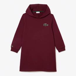 Lacoste: Бордовое платье 