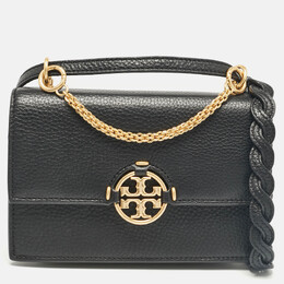 Tory Burch: Чёрная сумка  Mini Miller