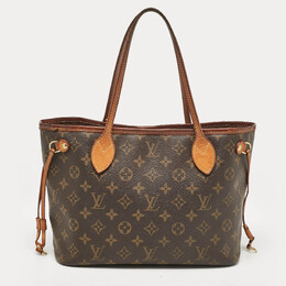 Louis Vuitton: Коричневая сумка  Neverfull