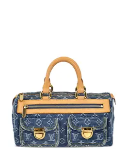 Louis Vuitton Pre-Owned: Голубая сумка 