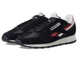 Reebok: Чёрные кроссовки  Classic Leather