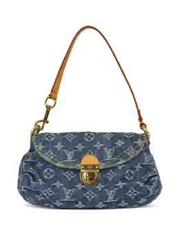 Louis Vuitton Pre-Owned: Голубая сумка 