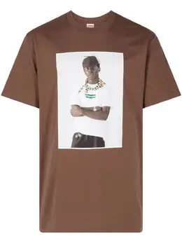 Supreme: Футболка с принтом 