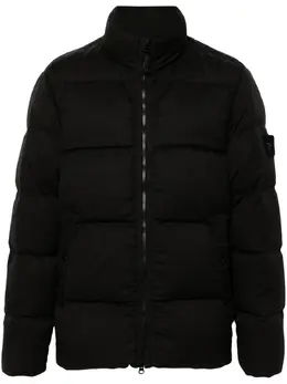 Stone Island: Чёрная куртка  Compass