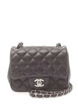 CHANEL Pre-Owned: Тёмная сумка 