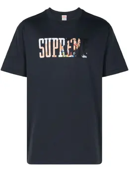 Supreme: Синяя футболка 