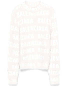 Balenciaga: Трикотажный свитер 