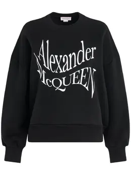 Alexander McQueen: Чёрный свитшот 