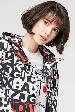 LOVE MOSCHINO: Куртка с капюшоном 