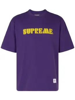 Supreme: Фиолетовая футболка 