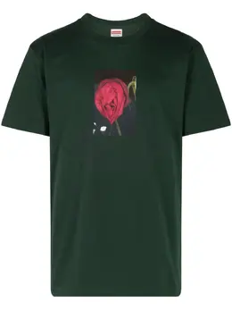 Supreme: Зелёная футболка 