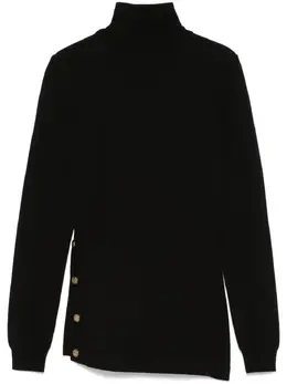Elisabetta Franchi: Чёрный свитер 