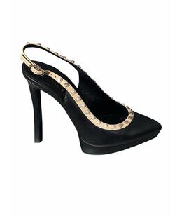 SAINT LAURENT: Чёрные туфли 