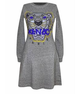 KENZO: Платье с вышивкой 