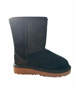 UGG AUSTRALIA KIDS: Чёрные сапоги 