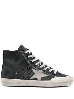 Golden Goose: Чёрные кроссовки  Francy Penstar