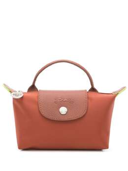 Longchamp: Зелёная сумка  Le Pliage Green