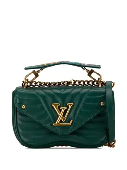 Louis Vuitton Pre-Owned: Зелёная сумка 