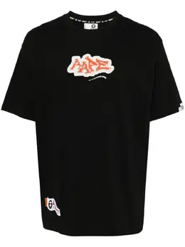 AAPE BY *A BATHING APE®: Хлопковая футболка 