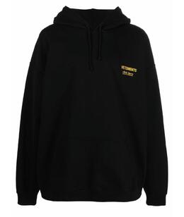 VETEMENTS: Чёрная толстовка 