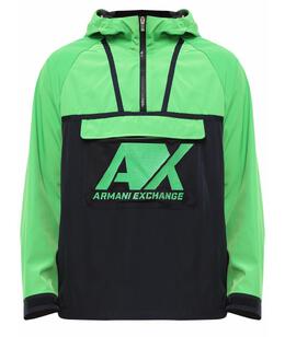 ARMANI EXCHANGE: Зелёная толстовка 