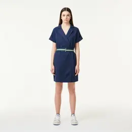 LACOSTE: Синее платье 