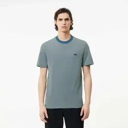 LACOSTE: Серая футболка 