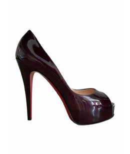 CHRISTIAN LOUBOUTIN: Тёмные туфли 