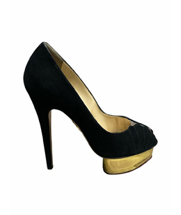 CHARLOTTE OLYMPIA: Золотые туфли 