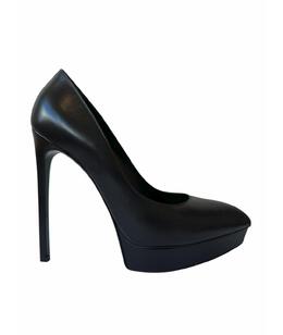 SAINT LAURENT: Чёрные туфли 