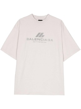 Balenciaga: Хлопковая футболка 