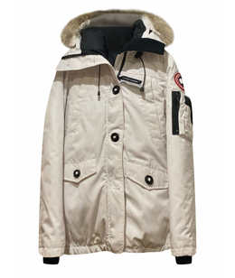 CANADA GOOSE: Белый пуховик 